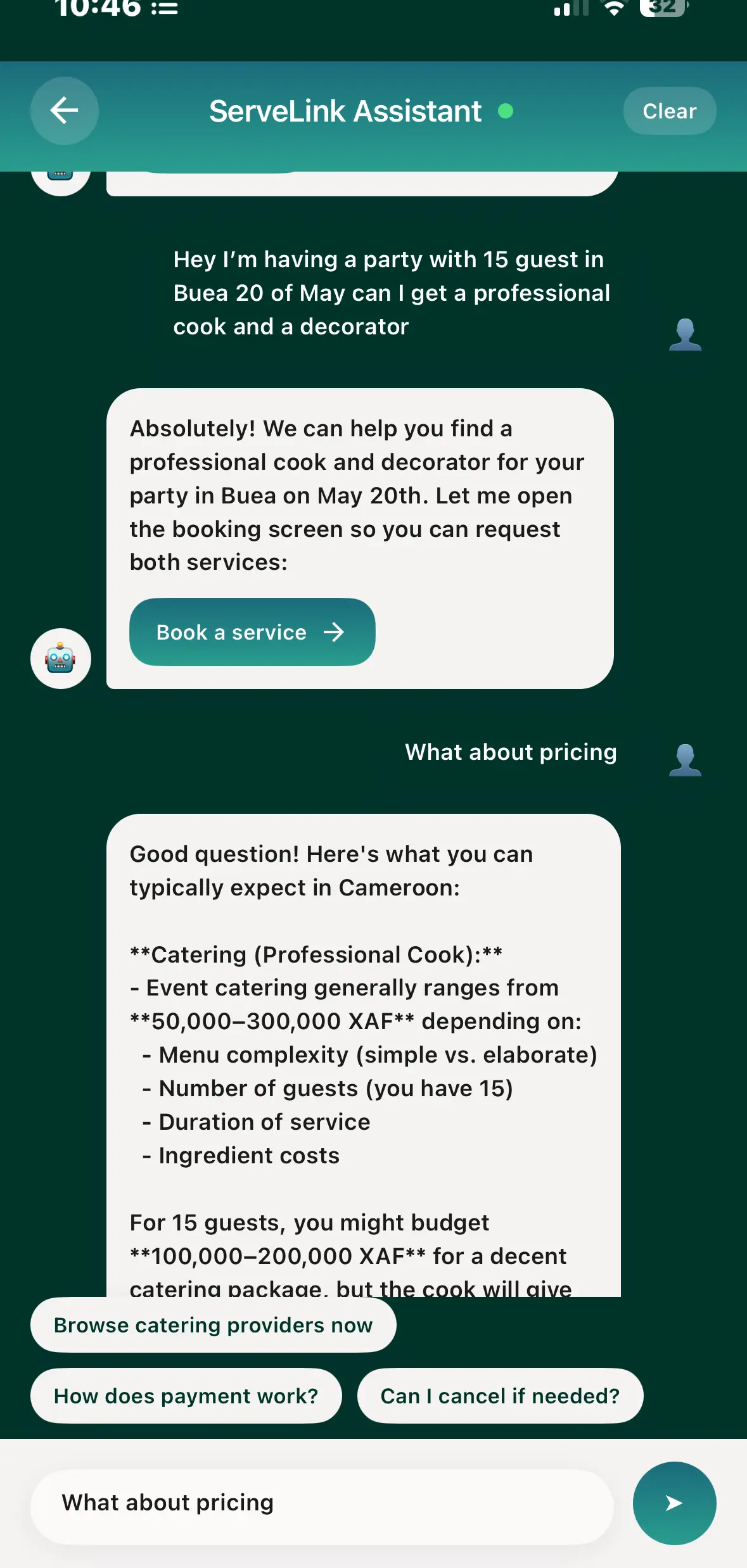 AI assistant for help